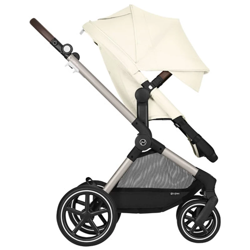 Poussette convertible EOS Lux de Cybex - Beige coquillage/Cadre taupe