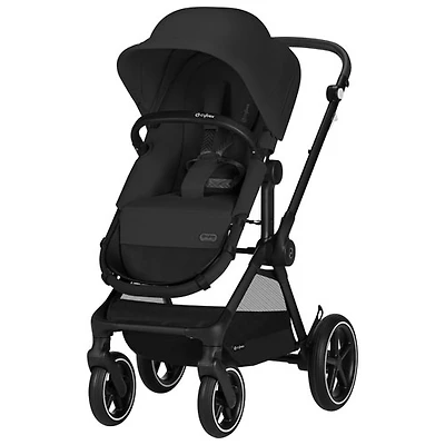 Poussette convertible EOS Lux de Cybex - Noir lunaire/Cadre noir