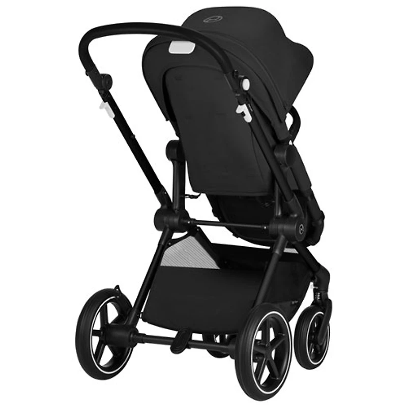 Poussette convertible EOS Lux de Cybex - Noir lunaire/Cadre noir