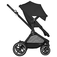 Poussette convertible EOS Lux de Cybex - Noir lunaire/Cadre noir
