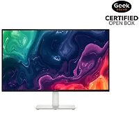 Boîte ouverte - Moniteur ACL IPS FreeSync 4 ms GÀG 120 Hz 32 po Plus de Dell (S3225QS) - Blanc