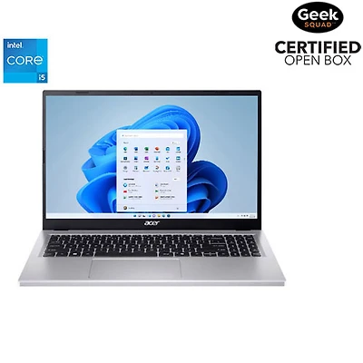 Boîte ouverte - Portable de 15,6 po Aspire Go d'Acer - Fer (Core i5-13420H d'Intel/RAM 8 Go/SSD 512 Go/Windows 11)