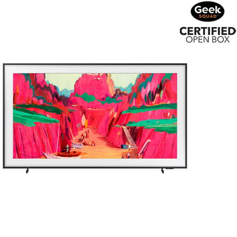 Boîte ouverte - Téléviseur intelligent Tizen HDR Neo QLED UHD 4K 75 po The Frame Pro de Samsung (QN75LS03FWFXZC) - 2025