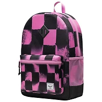 Sac à dos à carreaux pour jeunes de Herschel - Carreaux au pochoir mauve opéra