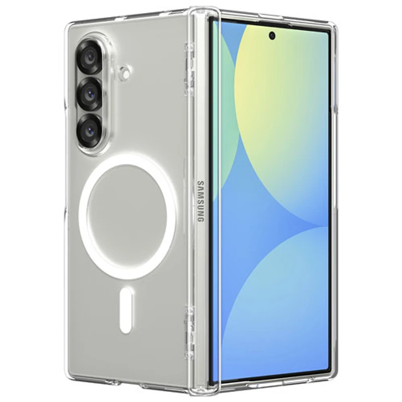 Étui rigide ajusté Crystal Hybrid Pro de Spigen pour Galaxy Z Fold 7 - Transparent