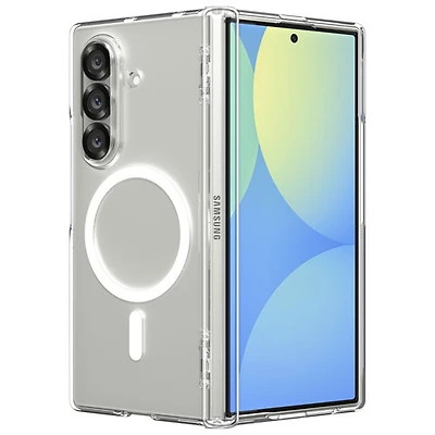 Spigen Crystal Hybrid Pro Fitted Hard Shell Case for Galaxy Z Fold 7 - Clear