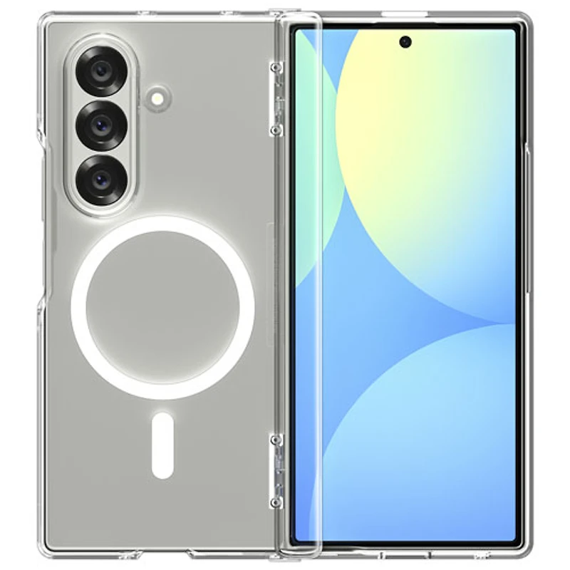 Étui rigide ajusté Crystal Hybrid Pro de Spigen pour Galaxy Z Fold 7 - Transparent