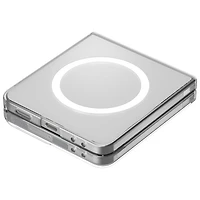 Étui rigide ajusté Crystal MagFit de Spigen pour Galaxy Z Flip7 - Transparent