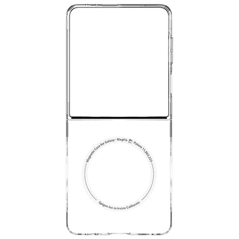 Étui rigide ajusté Crystal MagFit de Spigen pour Galaxy Z Flip7 - Transparent