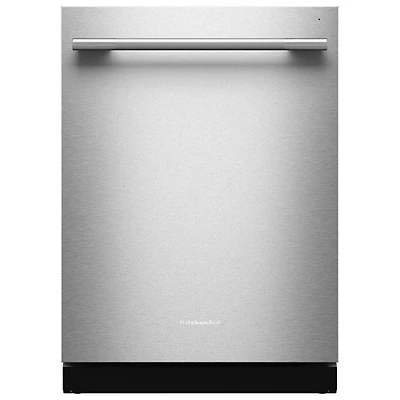 KitchenAid 24" 47dB Built-In Dishwasher with Stainless Steel Tub & Third Rack (KDTS224SPS) - PrintShield Stainless