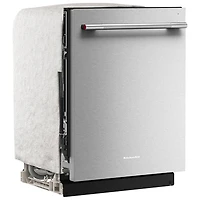 KitchenAid 24" 47dB Built-In Dishwasher with Stainless Steel Tub & Third Rack (KDTS224SPS) - PrintShield Stainless