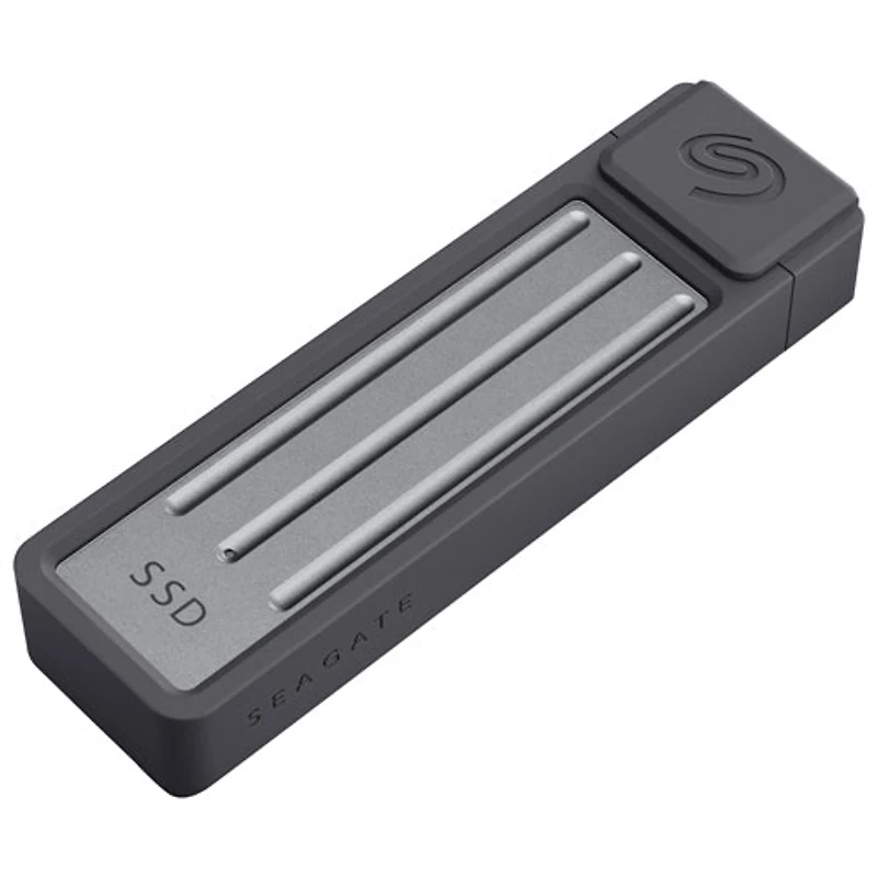 Seagate Ultra Compact 2TB USB-C External Solid State Drive (STMX2000400) - Dark Grey
