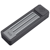 Seagate Ultra Compact 2TB USB-C External Solid State Drive (STMX2000400) - Dark Grey