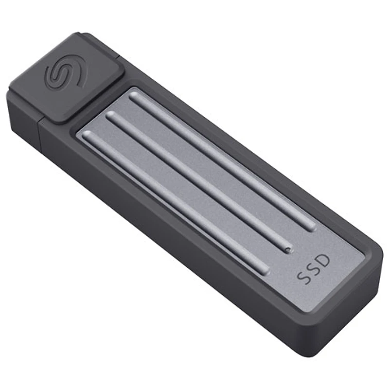 Seagate Ultra Compact 1TB USB-C External Solid State Drive (STMX1000400) - Dark Grey
