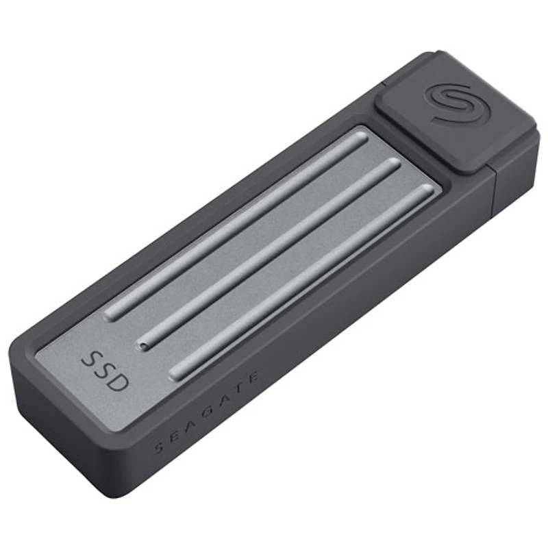 Seagate Ultra Compact 1TB USB-C External Solid State Drive (STMX1000400) - Dark Grey