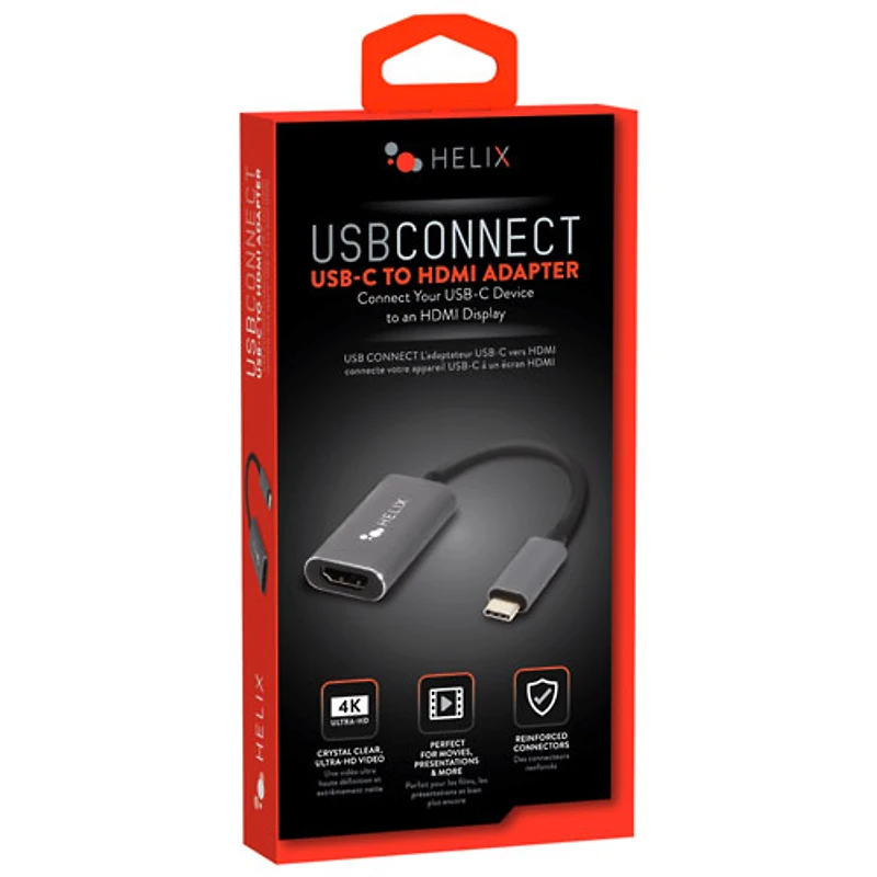 Adaptateur USB-C à HDMI UHD 4K de Helix (ETHADPCH1)