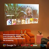 Projecteur de cinéma maison DEL HD 1080p MoGo 4 de XGIMI (WK08K)