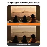 Projecteur de cinéma maison DEL HD 1080p MoGo 4 de XGIMI (WK08K)