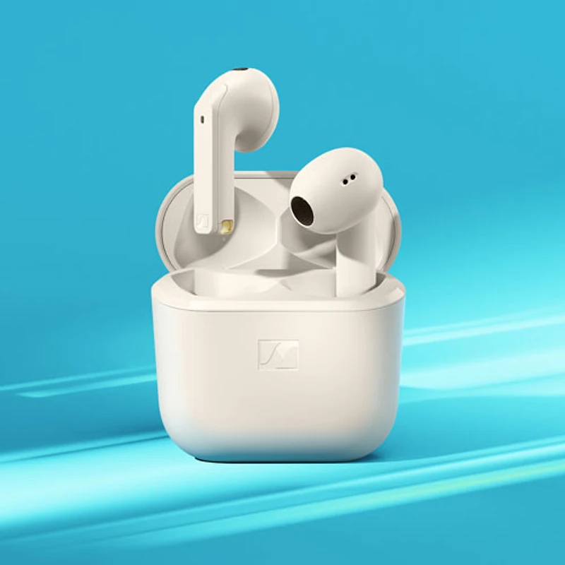 Sennheiser ACCENTUM Open In-Ear True Wireless Earbuds - Cream