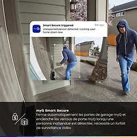 Sonnette vidéo Wi-Fi myQ de Chamberlain - Noir