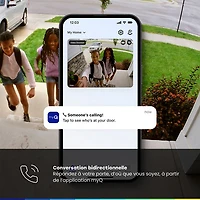 Sonnette vidéo Wi-Fi myQ de Chamberlain - Noir