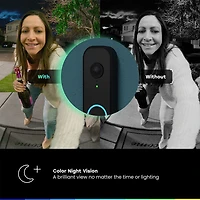 Chamberlain myQ Wi-Fi Video Doorbell - Black