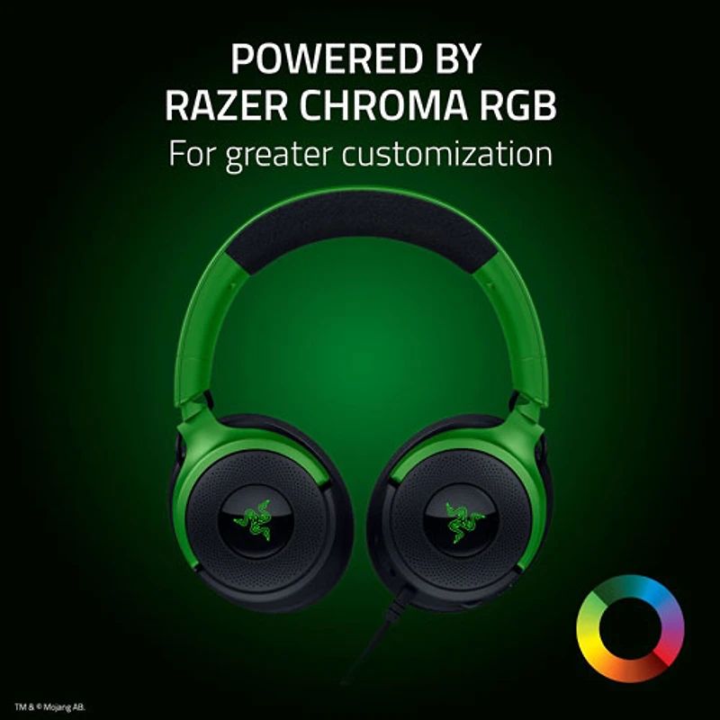 Razer Kraken V4 X Gaming Headset - Minecraft