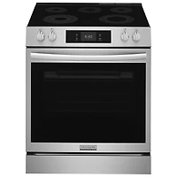 Frigidaire Gallery 30" 6.2 Cu. Ft. 5-Element Electric Air Fry Range with Stone-Baked Pizza (GCFE307CBF) - Stainless