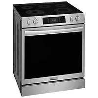 Frigidaire Gallery 30" 6.2 Cu. Ft. 5-Element Electric Air Fry Range with Stone-Baked Pizza (GCFE307CBF) - Stainless