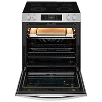 Frigidaire Gallery 30" 6.2 Cu. Ft. 5-Element Electric Air Fry Range with Stone-Baked Pizza (GCFE307CBF) - Stainless