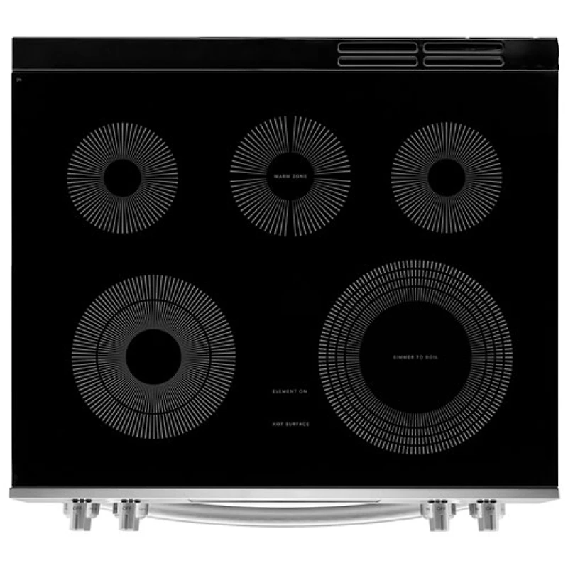 Cuisinière électrique 5 éléments friture à l'air 30 po 6,2 pi³ Gallery de Frigidaire avec option de pizza cuite sur pierre (GCFE307CBF) - Acier inoxydable