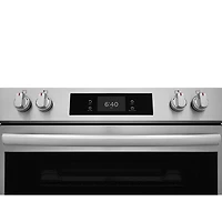 Frigidaire Gallery 30" 6.2 Cu. Ft. 5-Element Electric Air Fry Range with Stone-Baked Pizza (GCFE307CBF) - Stainless