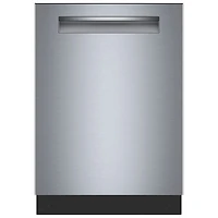 Bosch 500 Series 24" 44dB Built-In Dishwasher with Stainless Steel Tub & Third Rack (SHP55DM5N) - Stainless