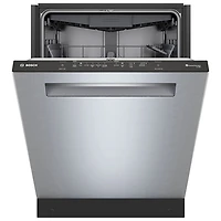 Bosch 500 Series 24" 44dB Built-In Dishwasher with Stainless Steel Tub & Third Rack (SHP65DM5N) - Stainless