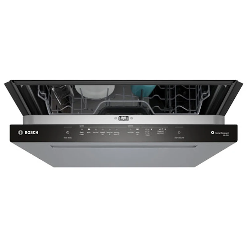 Bosch 500 Series 24" 44dB Built-In Dishwasher with Stainless Steel Tub & Third Rack (SHP65DM5N) - Stainless