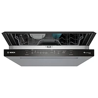 Bosch 500 Series 24" 44dB Built-In Dishwasher with Stainless Steel Tub & Third Rack (SHP65DM5N) - Stainless