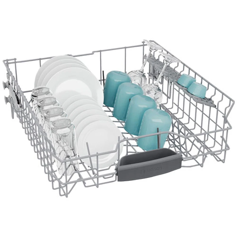 Bosch 500 Series 24" 44dB Built-In Dishwasher with Stainless Steel Tub & Third Rack (SHX65DM5N) - Stainless