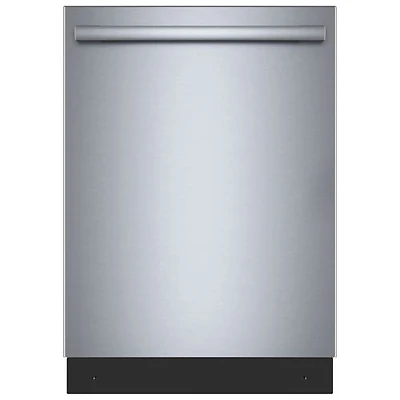 Bosch 300 Series 24" 46dB Built-In Dishwasher with Stainless Steel Tub & Third Rack (SHX53DM5N) - Stainless