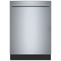 Bosch 300 Series 24" 46dB Built-In Dishwasher with Stainless Steel Tub & Third Rack (SHX53DM5N) - Stainless