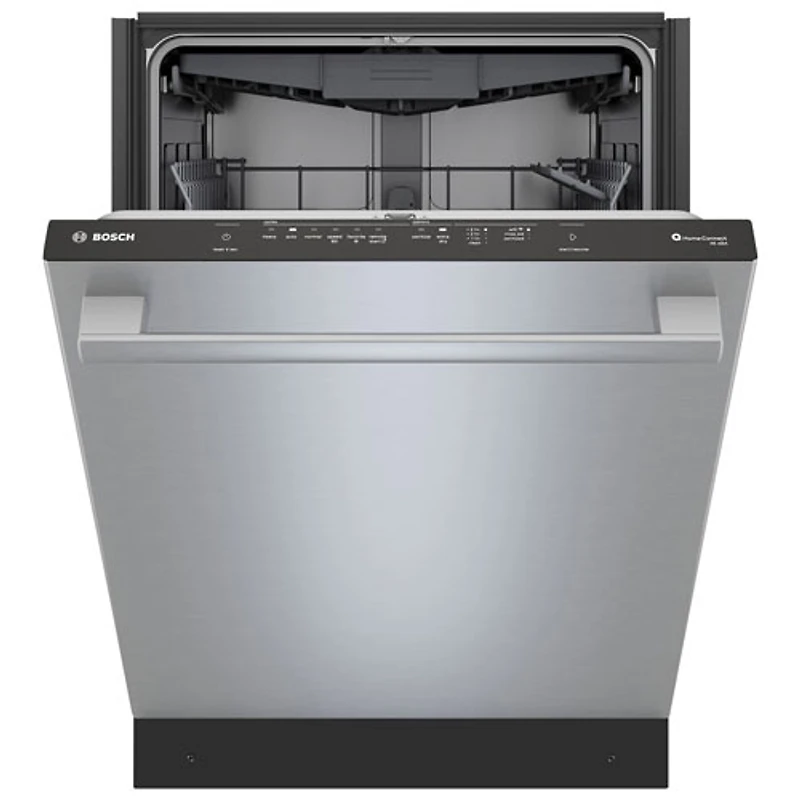 Bosch 300 Series 24" 46dB Built-In Dishwasher with Stainless Steel Tub & Third Rack (SHX53DM5N) - Stainless