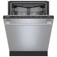 Bosch 300 Series 24" 46dB Built-In Dishwasher with Stainless Steel Tub & Third Rack (SHX53DM5N) - Stainless