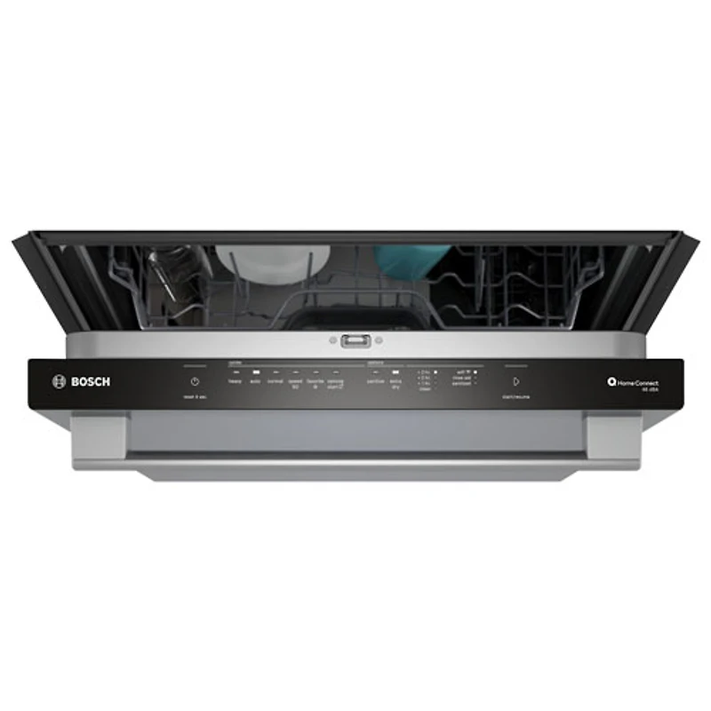 Bosch 300 Series 24" 46dB Built-In Dishwasher with Stainless Steel Tub & Third Rack (SHX53DM5N) - Stainless