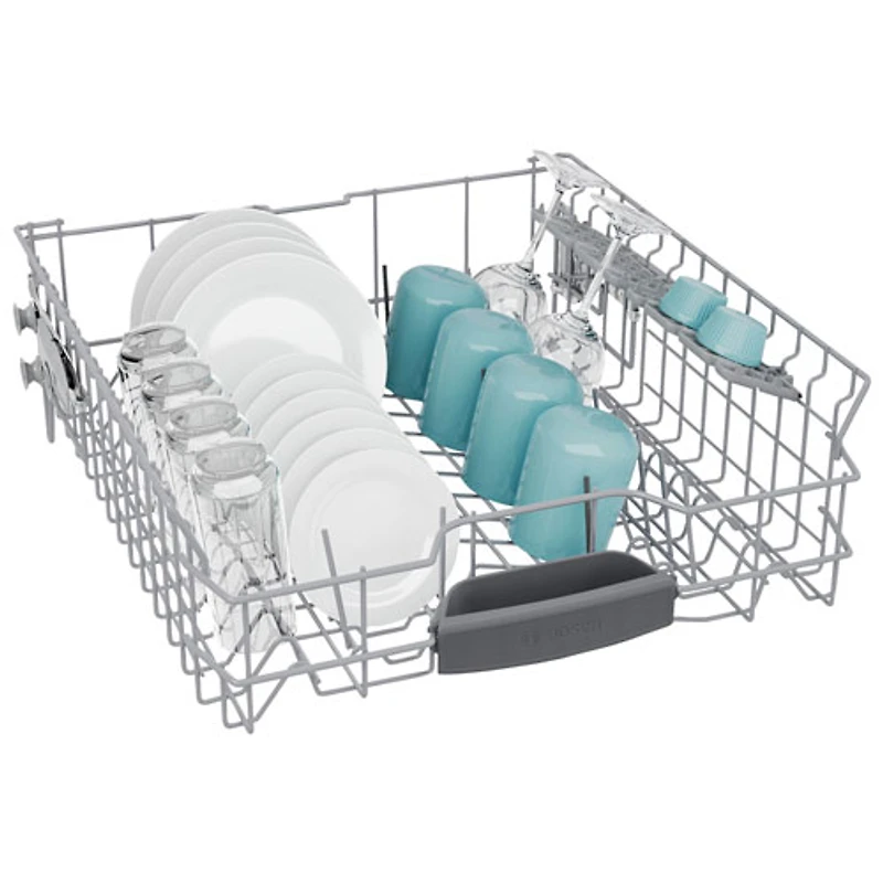 Bosch 300 Series 24" 46dB Built-In Dishwasher with Stainless Steel Tub & Third Rack (SHX53DM5N) - Stainless