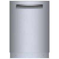 Bosch 500 Series 24" 44dB Built-In Dishwasher with Stainless Steel Tub & Third Rack (SHP65CC5UC) - Stainless