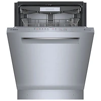 Bosch 500 Series 24" 44dB Built-In Dishwasher with Stainless Steel Tub & Third Rack (SHP65CC5UC) - Stainless