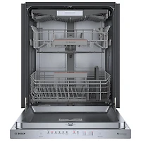 Bosch 500 Series 24" 44dB Built-In Dishwasher with Stainless Steel Tub & Third Rack (SHP65CC5UC) - Stainless