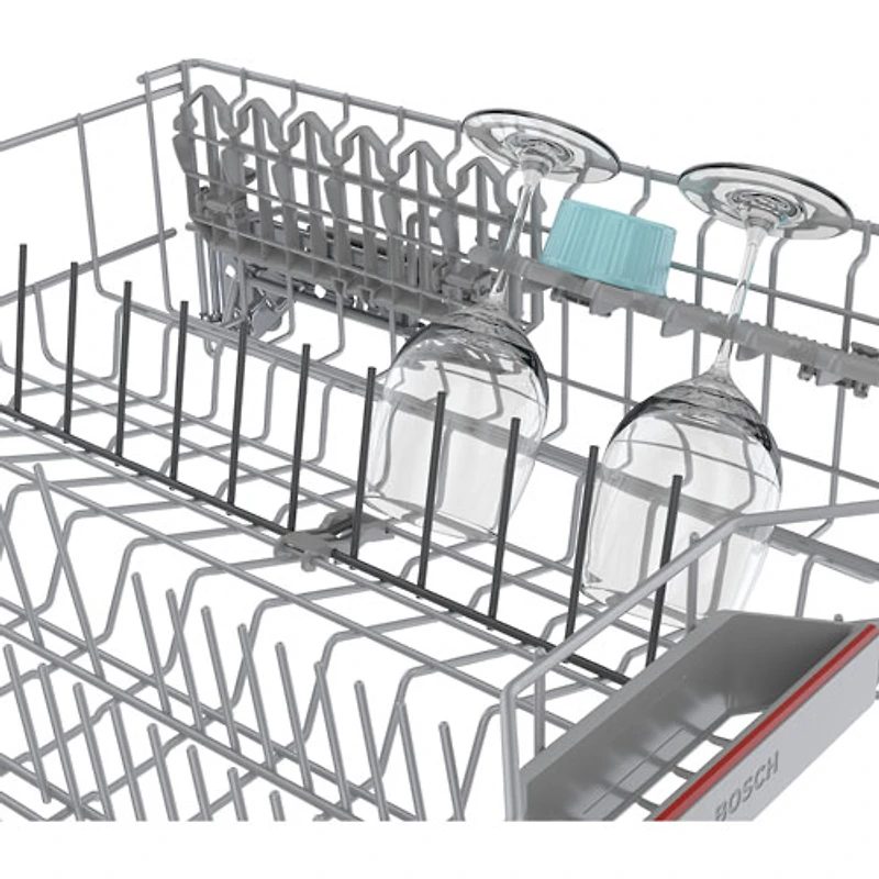 Bosch 500 Series 24" 44dB Built-In Dishwasher with Stainless Steel Tub & Third Rack (SHP65CC5UC) - Stainless