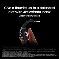 Montre intelligente Bluetooth de 46 mm Samsung Galaxy Watch8 Classic - Noir