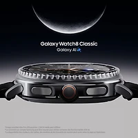 Montre intelligente Bluetooth de 46 mm Samsung Galaxy Watch8 Classic - Noir