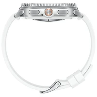 Montre intelligente Bluetooth de 46 mm Galaxy Watch8 Classic de Samsung - Blanc